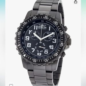 II Chronograph Black Dial Gunmetal Ion-plated Men's Watch